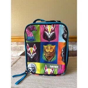 Fortnite Colorful Characters Lunch Box With Handle & Zip